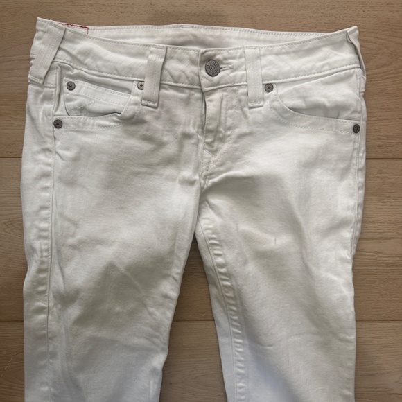 True Religion Joey Flap Pocket Bootcut White 31 - Picture 5 of 12